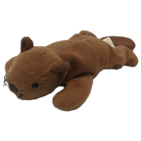TY Beanie Baby Collection Bucky The Beaver Plush Style 4016 - Picture 1 of 8